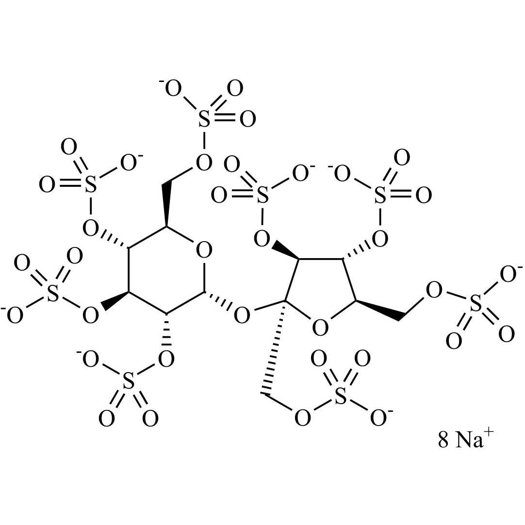 Picture of Sucrose Octasulfate Sodium Salt (Sucralfate EP Impurity A Octasodium Salt)