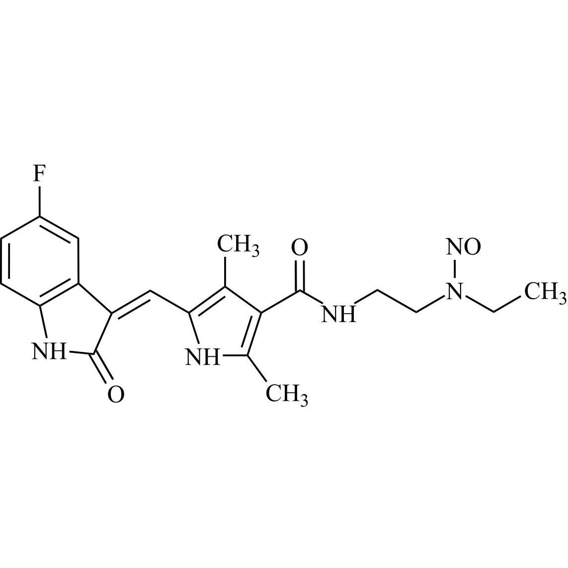 Picture of N-Nitroso N-Desethyl Sunitinib