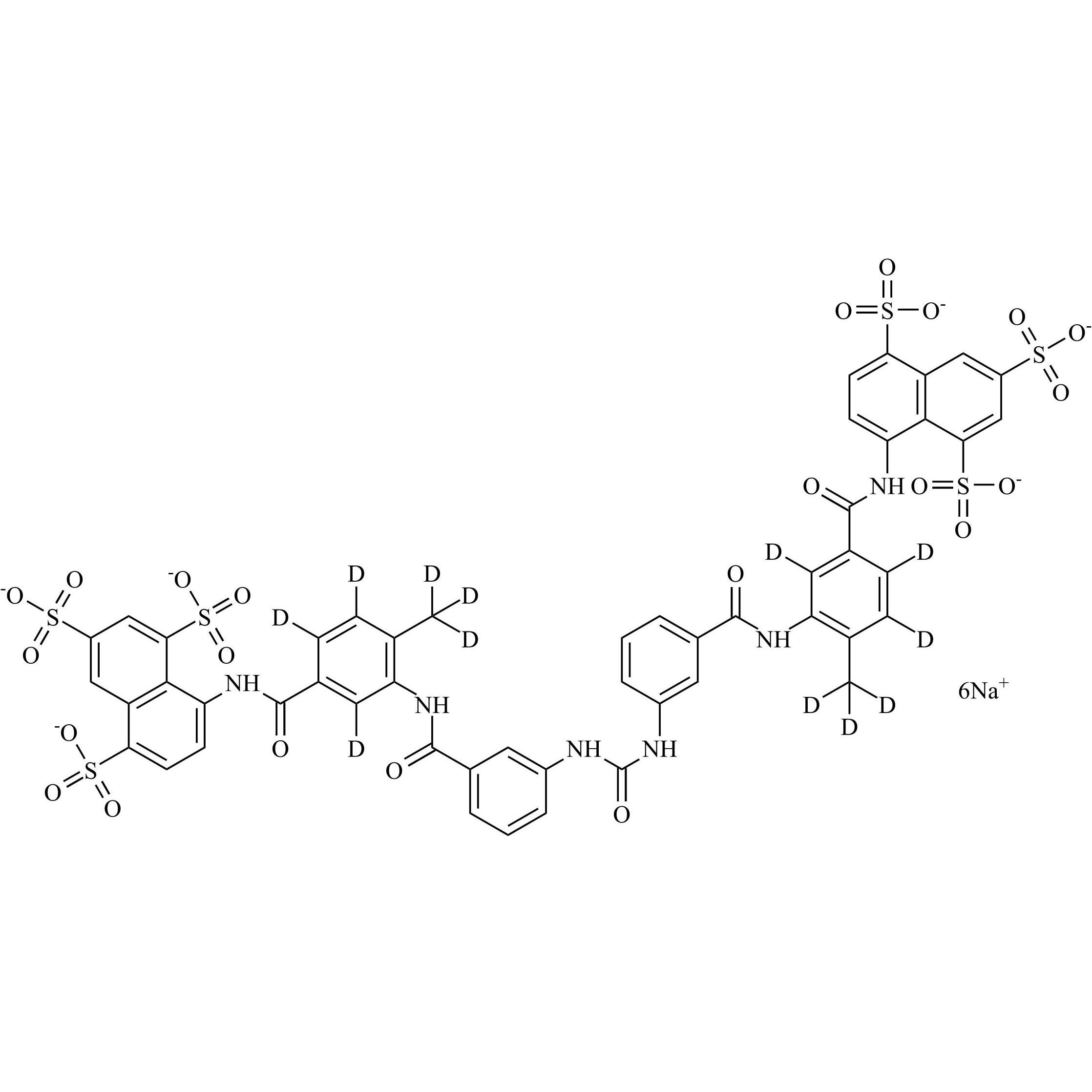 Show details for Suramin-d12 Sodium Salt Picture of Suramin-d12 Sodium Salt