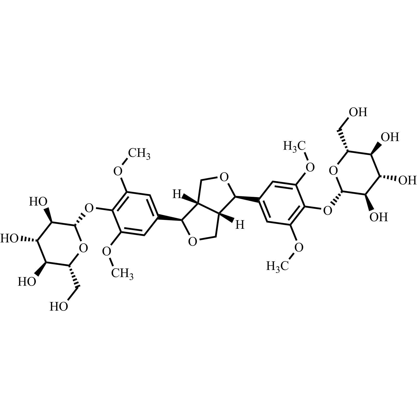Picture of (-)-Syringaresinol Diglucoside (Eleutheroside E)