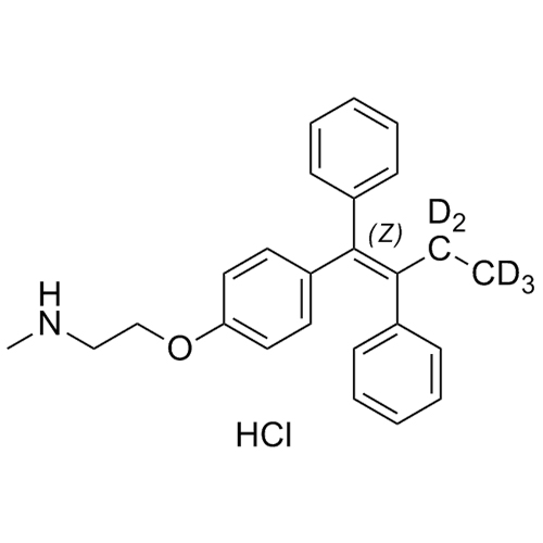 Picture of N-Desmethyl tamoxifen-d5 HCl