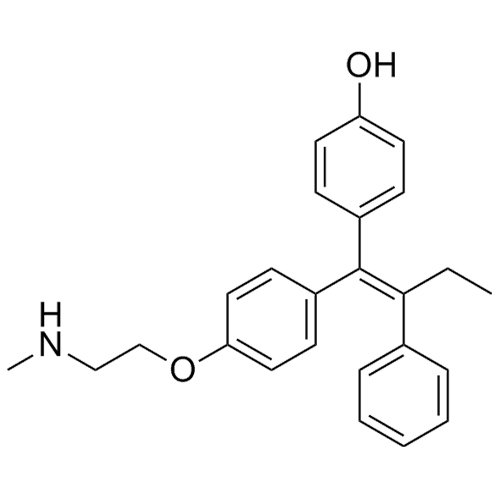 Picture of 4-Hydroxy-N-Desmethyl Tamoxifen