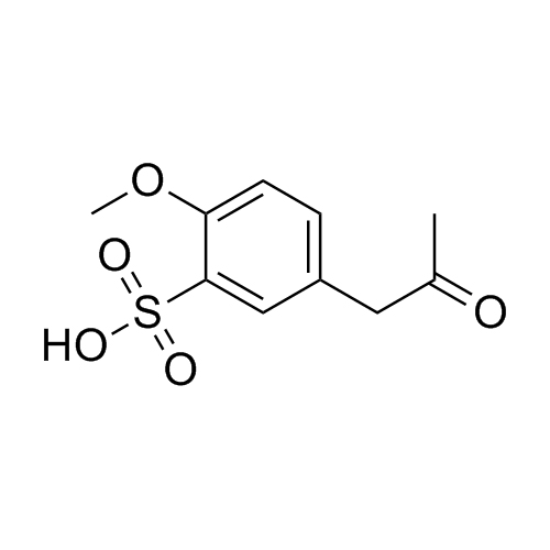 Picture of 2-methoxy-5-(2-oxopropyl)benzenesulfonic acid