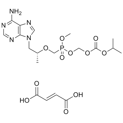 Show details for Mono-POC Methyl Tenofovir Fumarate (Mixture of Diastereomers) Picture of Mono-POC Methyl Tenofovir Fumarate (Mixture of Diastereomers)
