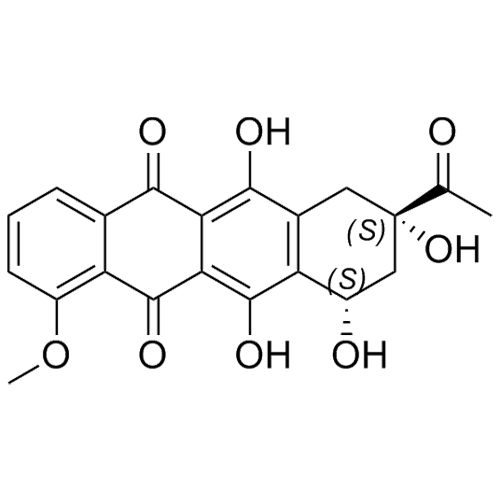 Picture of Epirubicin EP Impurity B (Daunorubicin EP Impurity A, Daunomycinone)