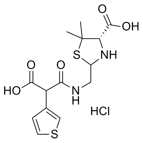 Show details for Ticarcillin Impurity E HCl (Mixture of Diastereomers) Picture of Ticarcillin Impurity E HCl (Mixture of Diastereomers)