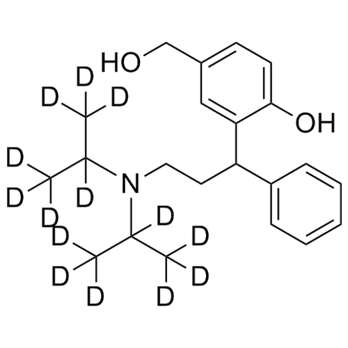 Picture of Racemic 5-Hydroxymethyl Tolterodine-d14