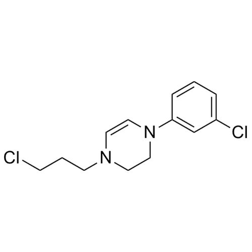 Show details for 1-(3-Chlorophenyl)-4-(3-chloropropyl)-1,2,3,4-tetrahydropyrazine Picture of 1-(3-Chlorophenyl)-4-(3-chloropropyl)-1,2,3,4-tetrahydropyrazine