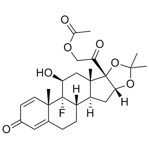 Picture of Triamcinolone Acetonide EP Impurity F (Triamcinolone Acetonide 21-Acetate)