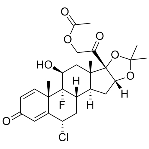 Picture of 6-alpha-Chloro-Triamcinolone-Acetonide Acetate
