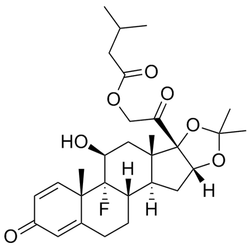 Picture of Triamcinolone Hexacetonide Impurity B (Mixture of Diastereomers)