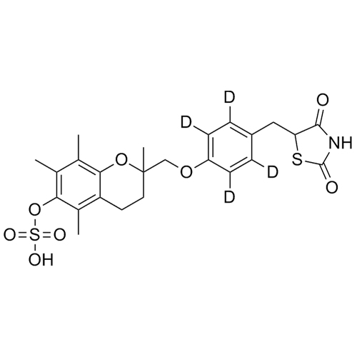 Picture of Troglitazone-d4 Sulfate