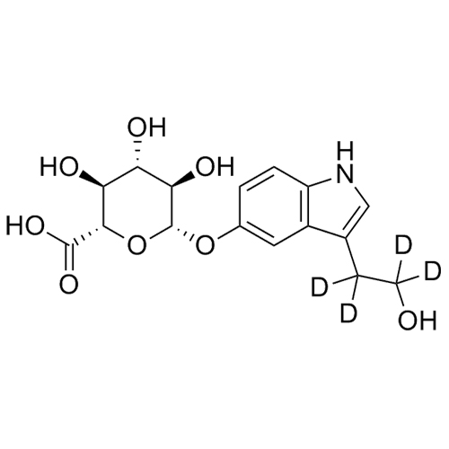 Show details for 5-Hydroxy Tryptophol-O-Glucuronide-d4 Picture of 5-Hydroxy Tryptophol-O-Glucuronide-d4
