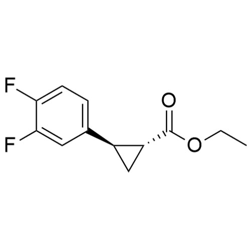 Picture of (1R,2R)-trans-Ethyl 2-(3,4-difluorophenyl)cyclopropanecarboxylate