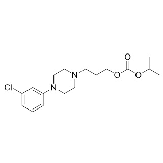 Picture of 3-(4-(3-Chlorophenyl)piperazin-1-yl)propyl Isopropyl Carbonate