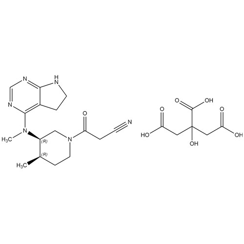 Picture of 5,6-Dihydro Tofacitinib Citrate Salt