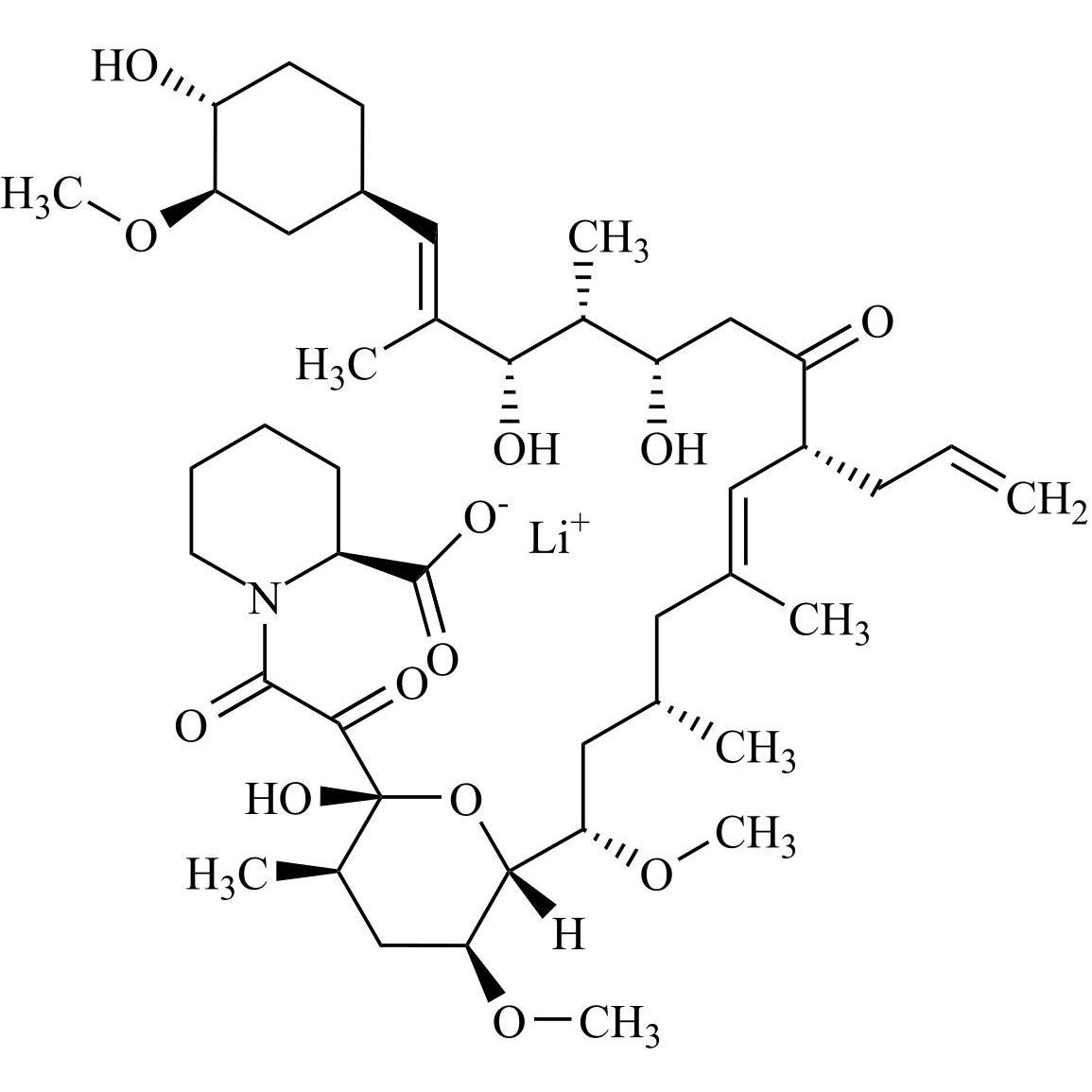 Picture of Tacrolimus Ring-Opening Impurity 2 Lithium Salt