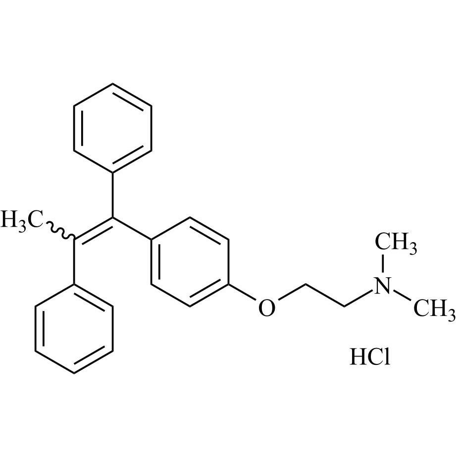 Picture of Tamoxifen EP Impurity D HCl (Mixture of Z and E Isomers)