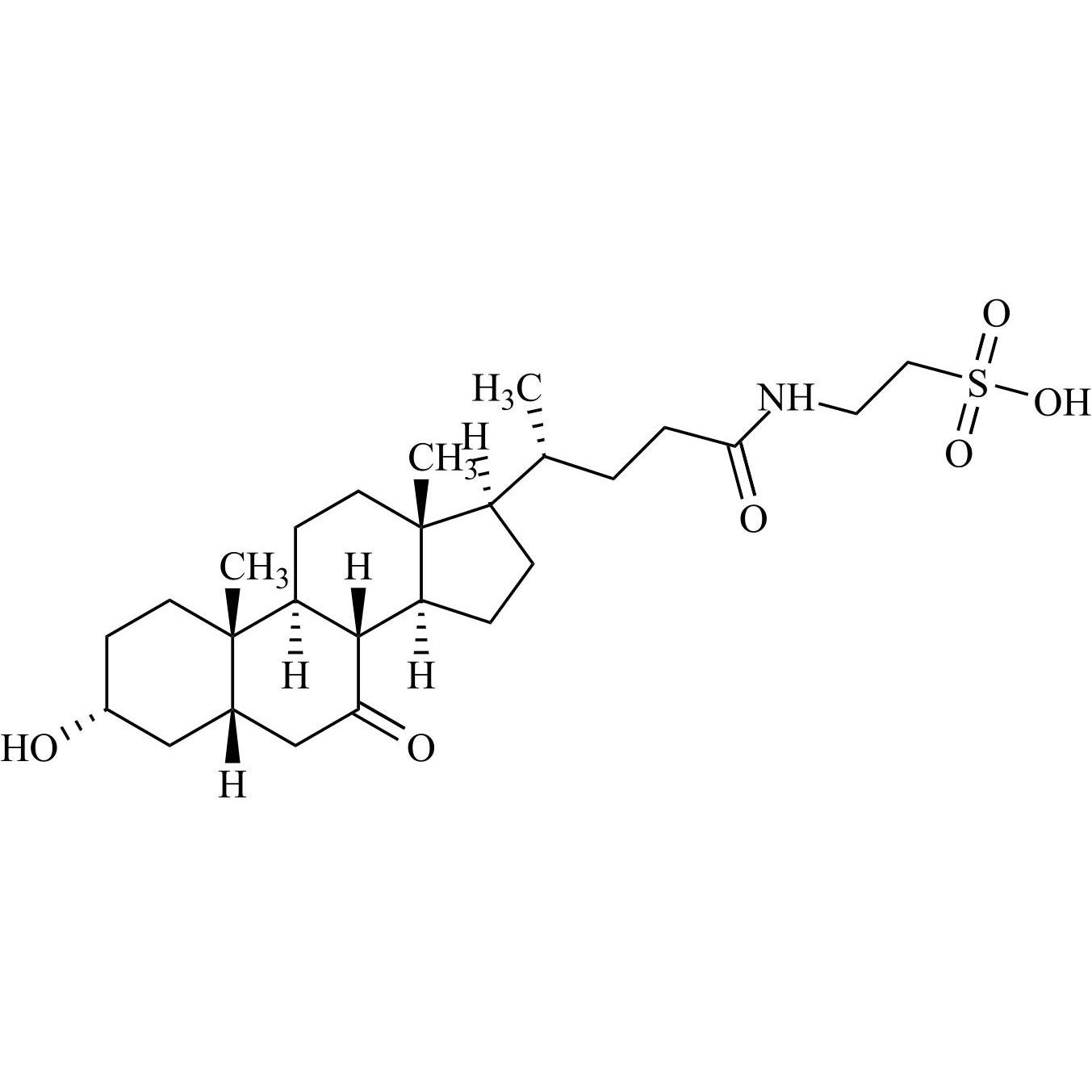 Picture of 3a-Hydroxy-7-Oxocholanoyltaurine