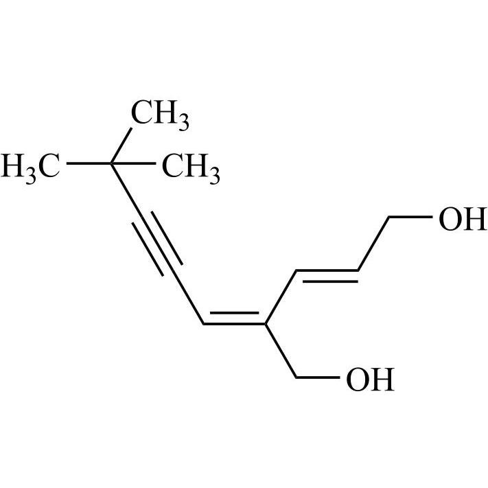 Picture of (E,4E)-4-(4,4-dimethylpent-2-ynylidene)pent-2-ene-1,5-diol