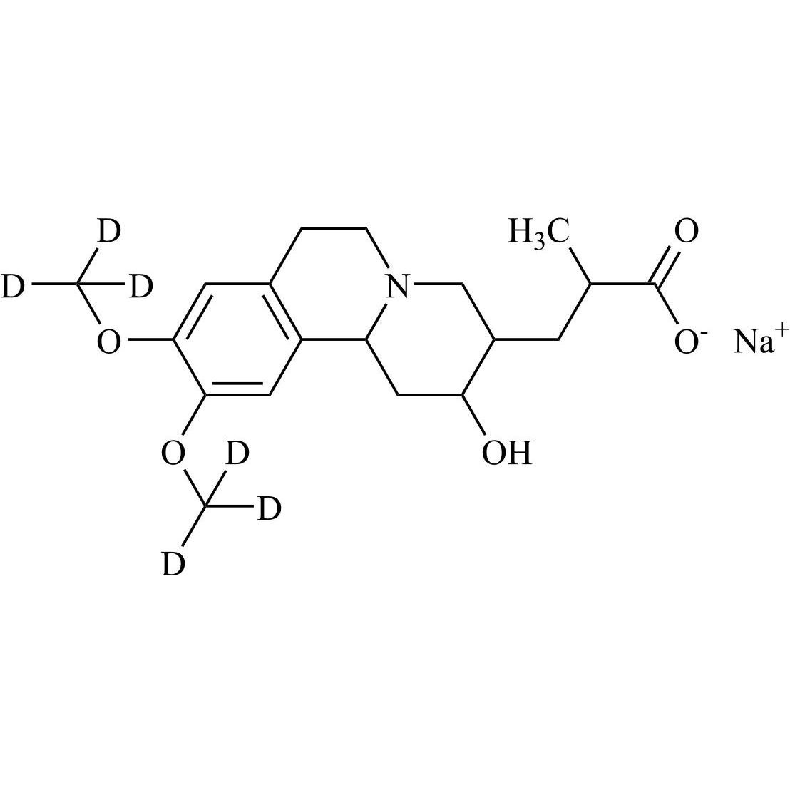 Show details for Deutetrabenazine Metabolite M1 Sodium Salt (Mixture of Diastereomers) Picture of Deutetrabenazine Metabolite M1 Sodium Salt (Mixture of Diastereomers)