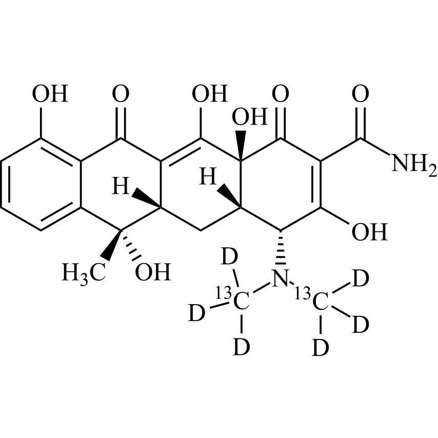 Picture of Tetracycline EP Impurity A-13C2-d6 (4-Epitetracycline-13C2-d6)