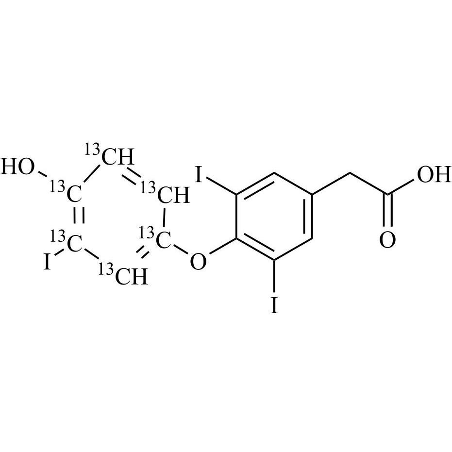 Show details for Liothyronine EP Impurity C-13C6 (Levothyroxine EP Impurity C-13C6) Picture of Liothyronine EP Impurity C-13C6 (Levothyroxine EP Impurity C-13C6)