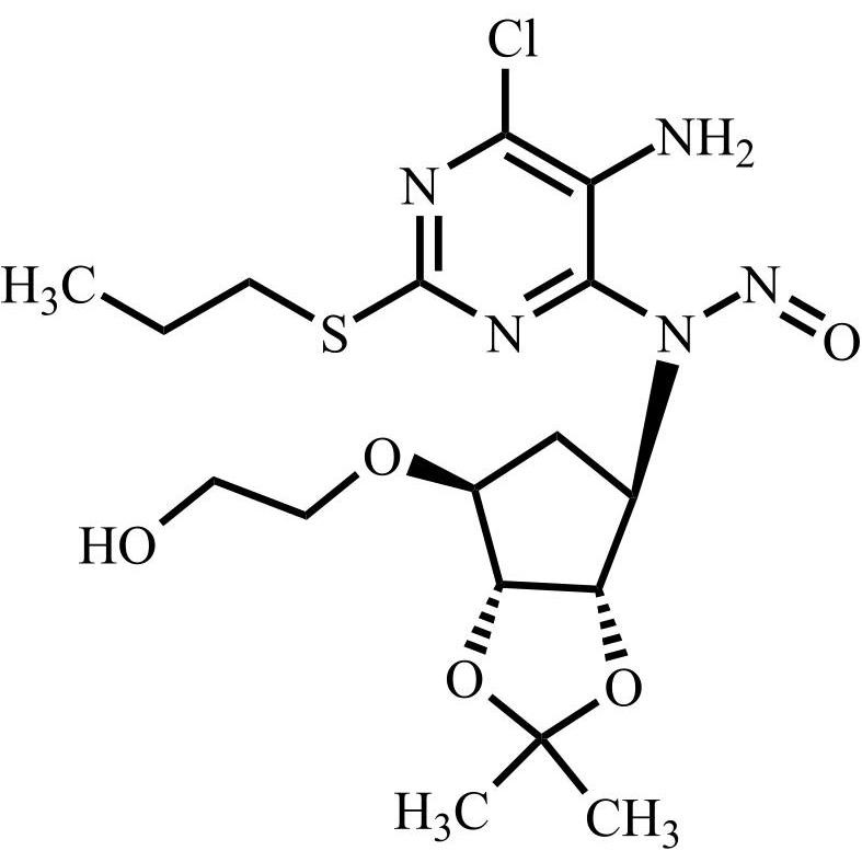 Picture of N-Nitroso Ticagrelor Impurity 1