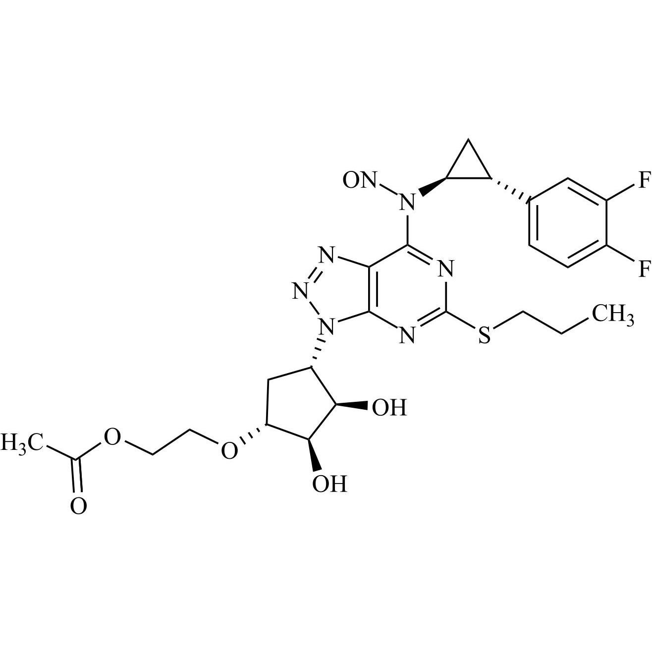Picture of N-Nitroso Ticagrelor Impurity 109
