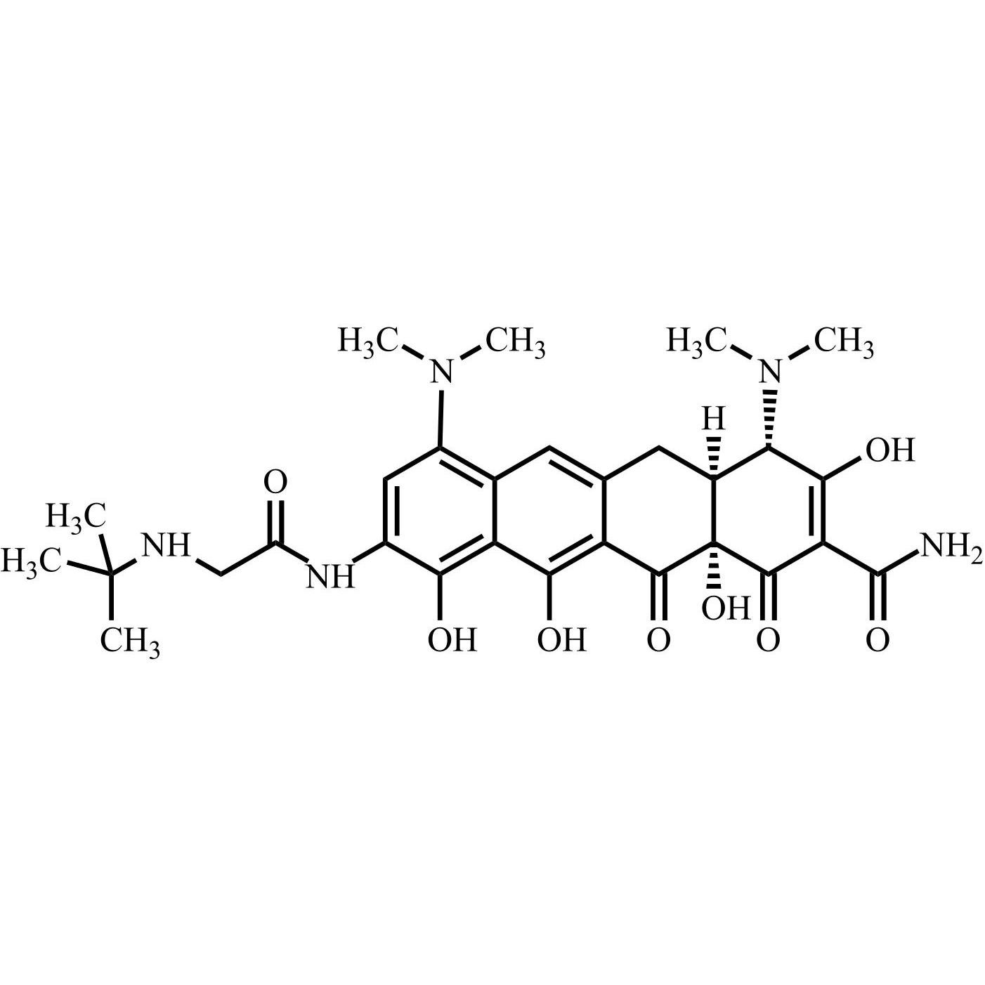 Show details for Tigecycline Impurity 8 (12-oxo-11 hydroxy Tigecycline) Picture of Tigecycline Impurity 8 (12-oxo-11 hydroxy Tigecycline)