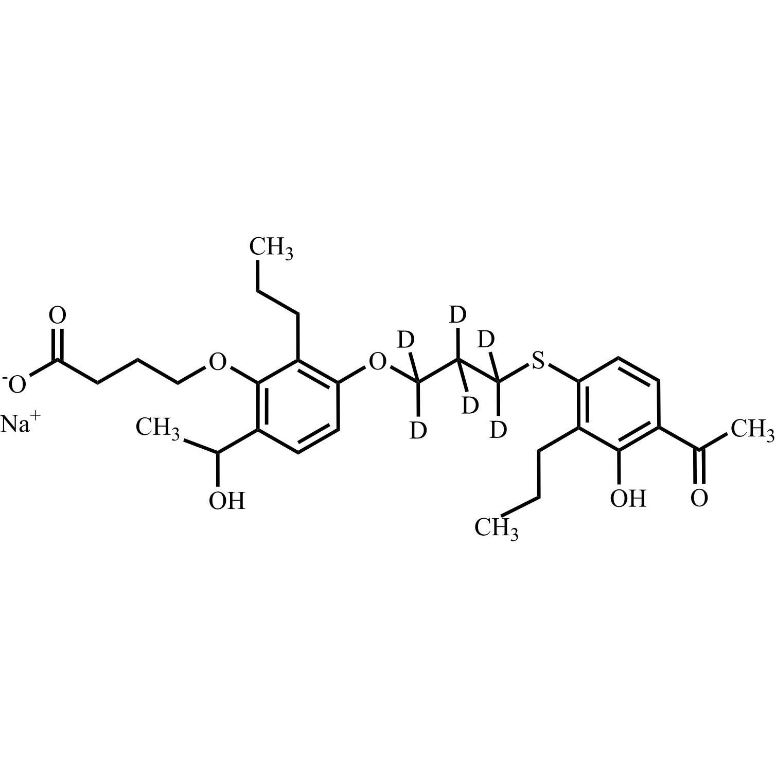 Picture of Hydroxy Tipelukast-d6 Sodium Salt