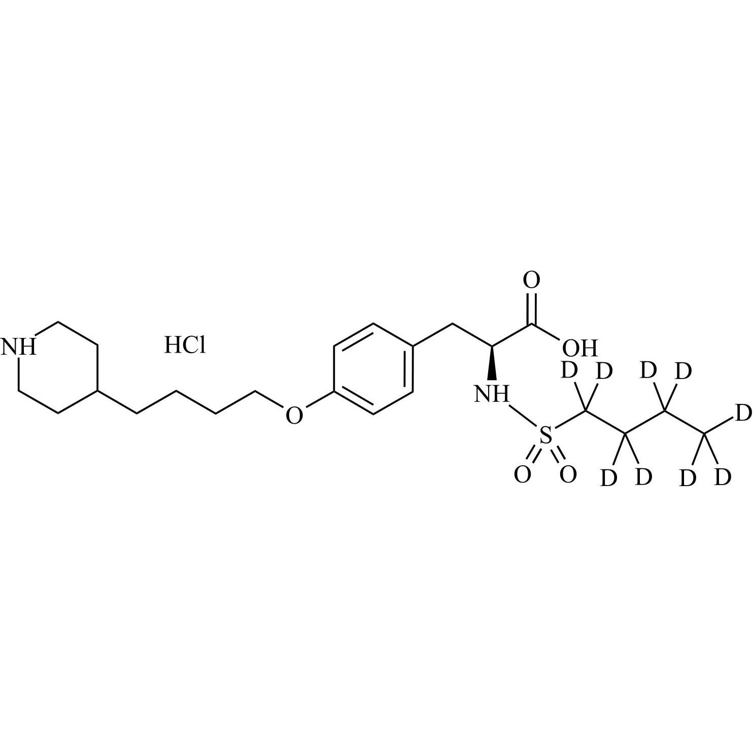 Picture of Tirofiban-d9 HCl