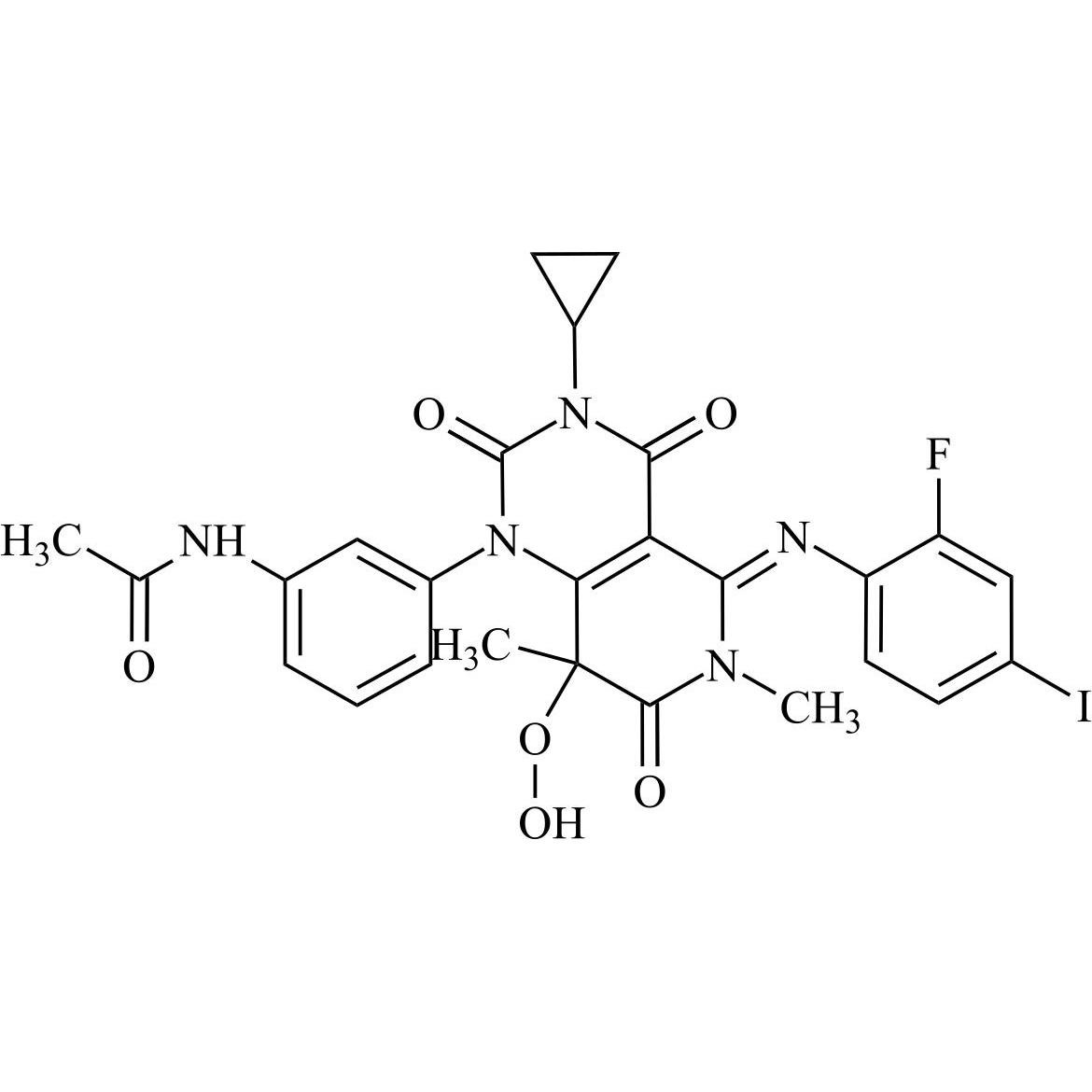 Show details for Trametinib Impurity 2 Picture of Trametinib Impurity 2