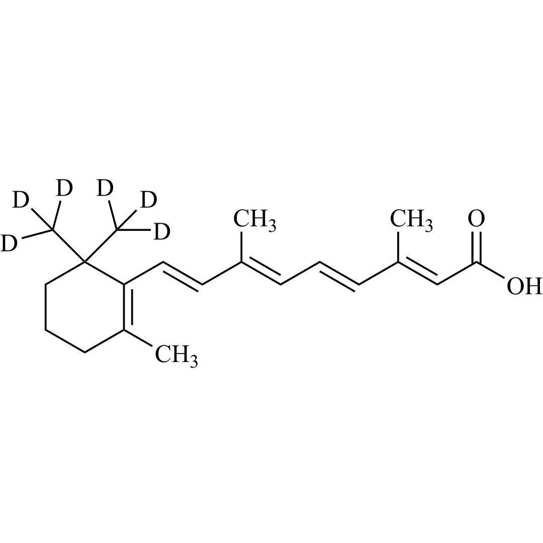 Show details for Tretinoin-d6 (Retinoic Acid-d6, Isotretinoin EP Impurity A-d6) Picture of Tretinoin-d6 (Retinoic Acid-d6, Isotretinoin EP Impurity A-d6)