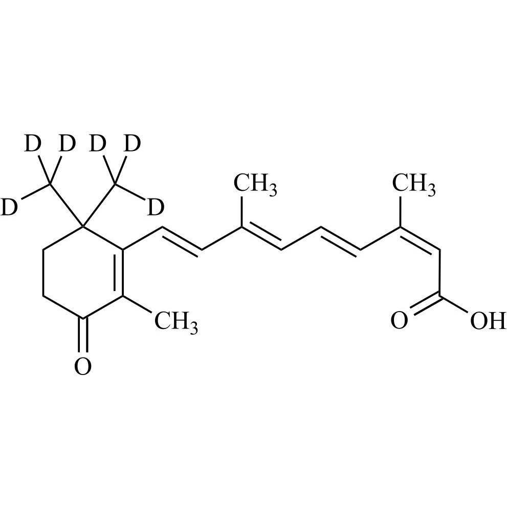 Picture of Isotretinoin EP Impurity H-d6 (4-Oxo-13-cis-Retinoic Acid-d6)