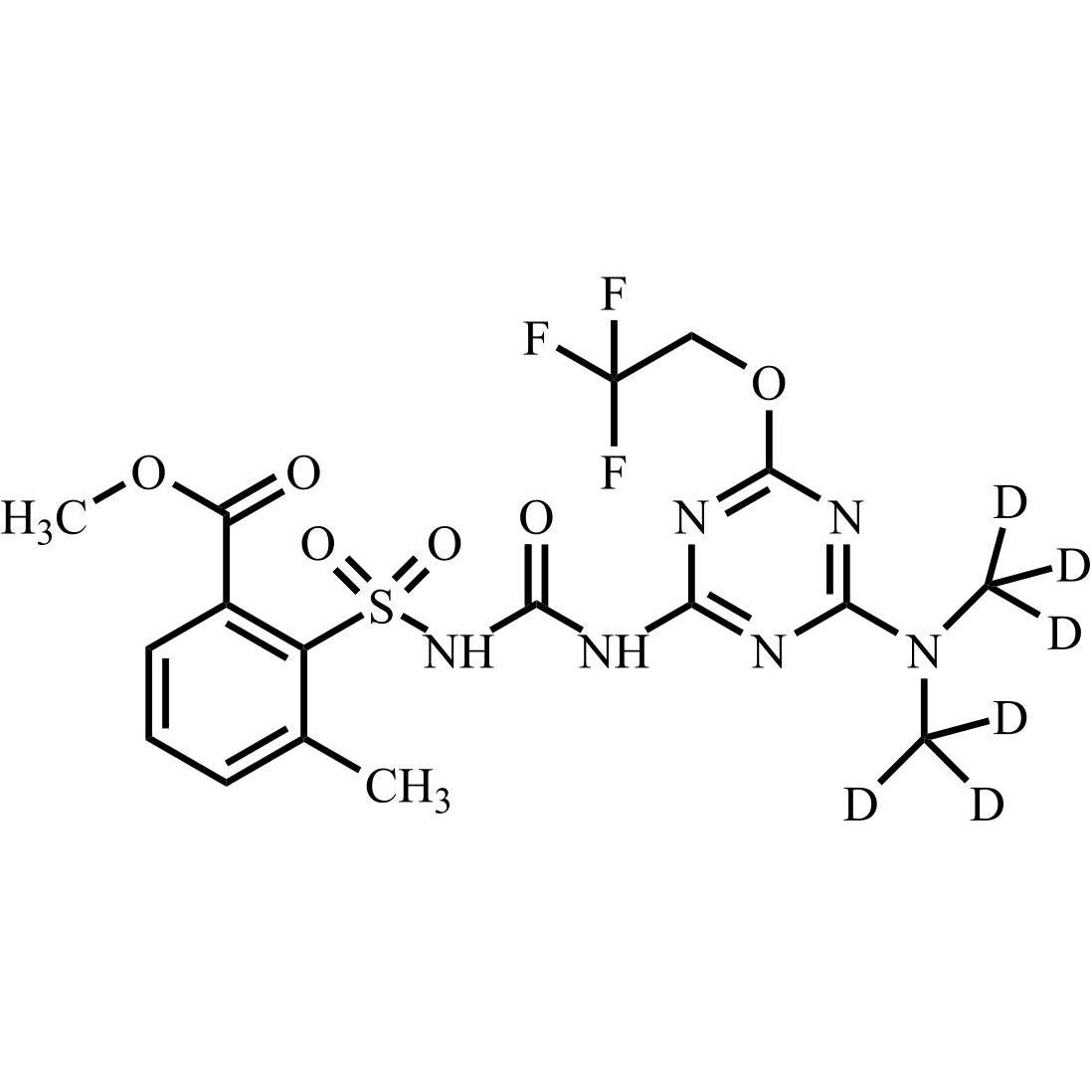 Picture of Triflusulfuron-d6 methyl