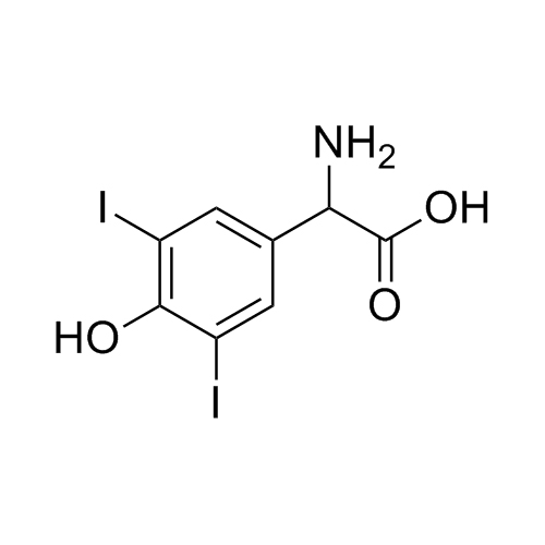 Picture of alpha-Amino-4-hydroxy-3,5-diiodo-benzeneacetic Acid