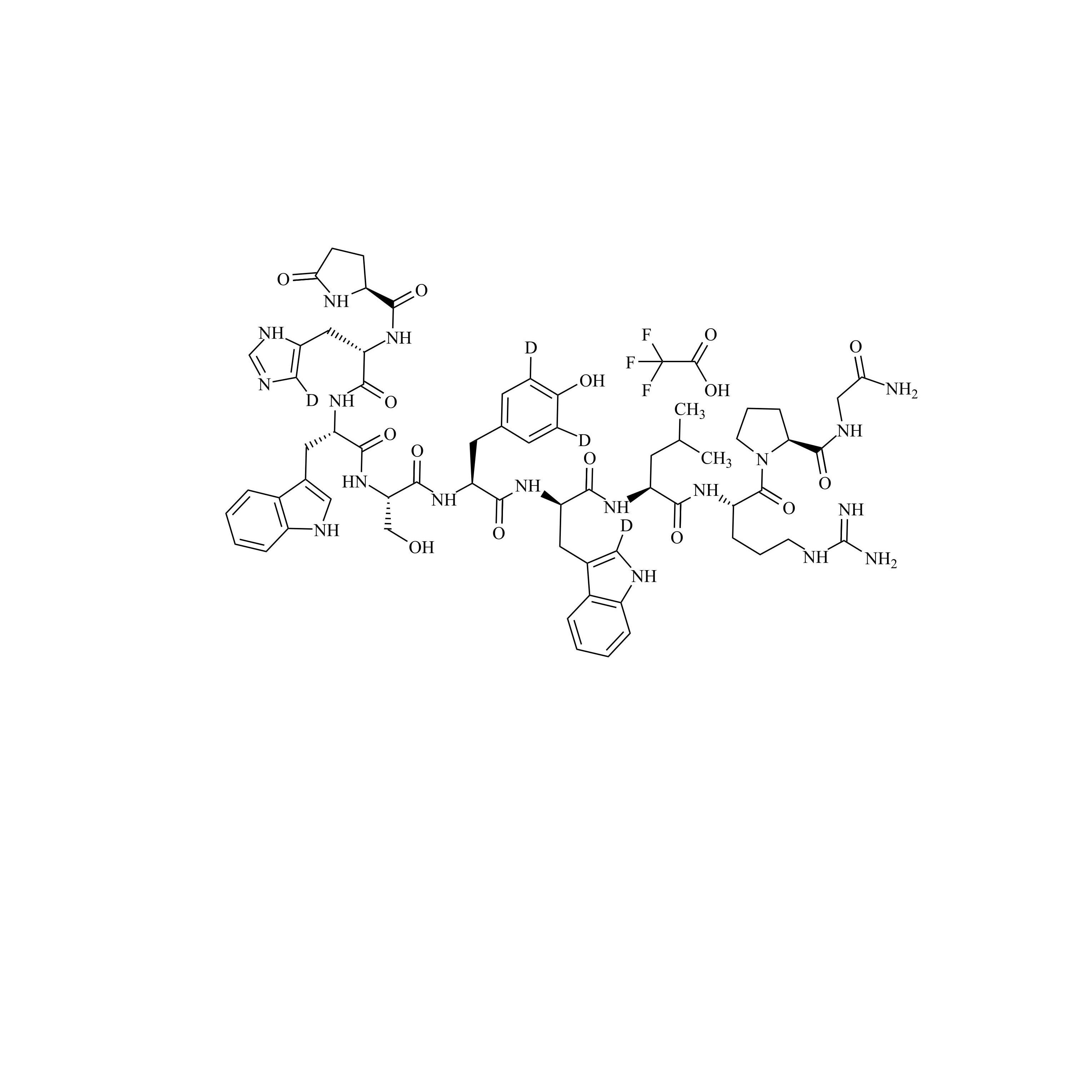 Picture of Triptorelin-d4 Trifluoroacetate (Mixture of Isomers)