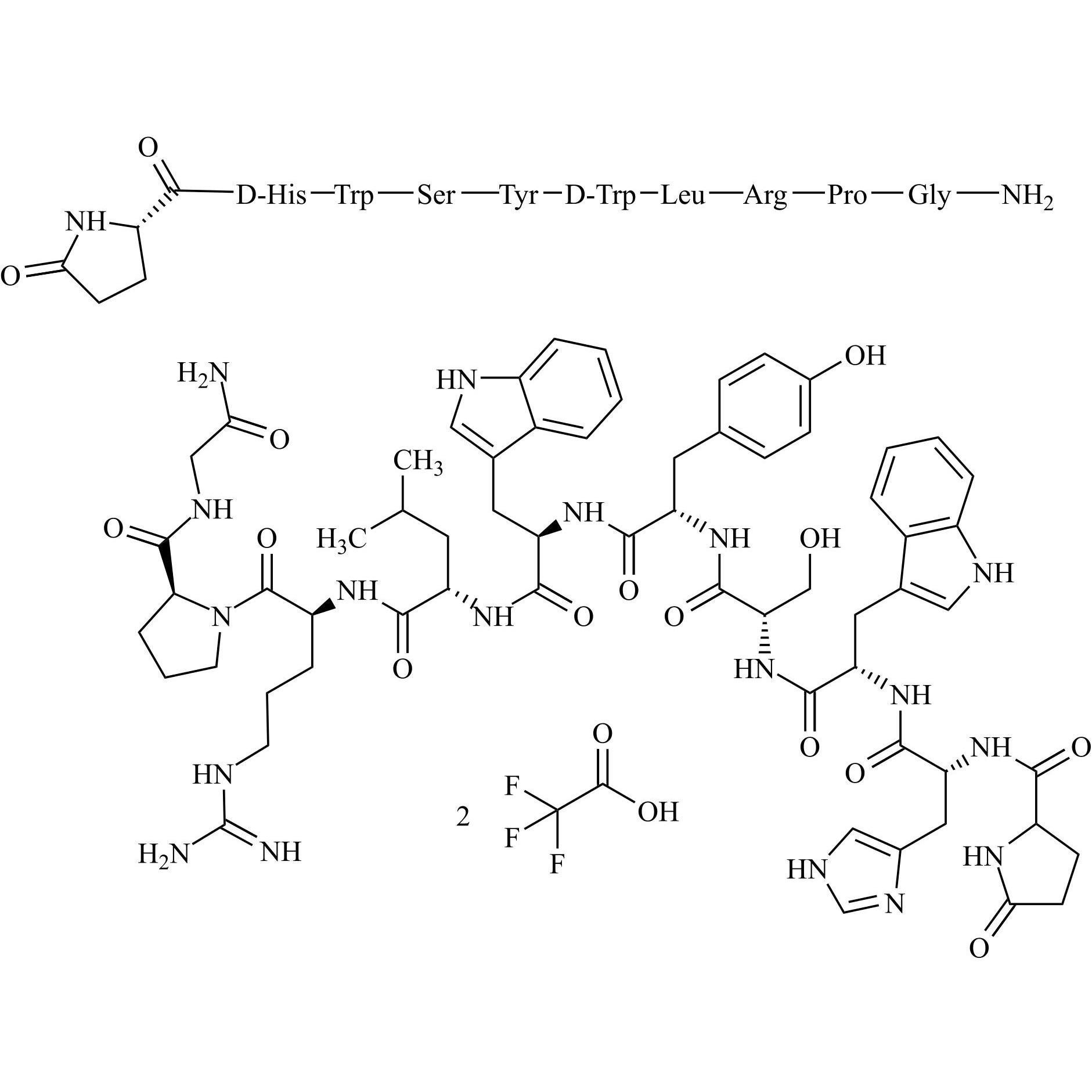 Picture of Triptorelin Impurity 4 Ditrifluoroacetate