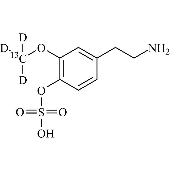 Picture of 3-Methoxy Tyramine-13C-d3 Sulfate