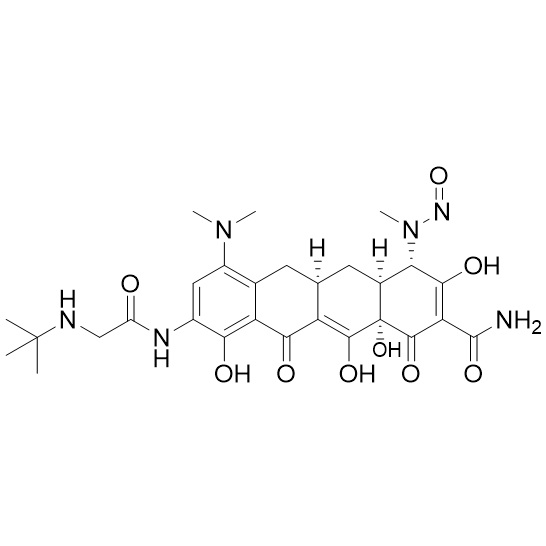 Show details for N-Nitroso Desmethyl Tigecycline Impurity 1 Picture of N-Nitroso Desmethyl Tigecycline Impurity 1
