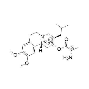 Picture of Tetrabenazine Related Impurity (2R,3R,11bR,L Alaninate)