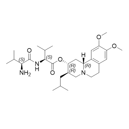 Picture of Tetrabenazine Related Impurity (2R,3R,11bR,L Valyl L Valinate)