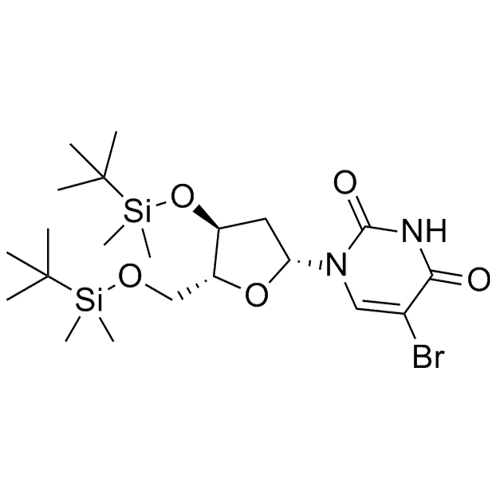 Picture of 3',5'-Bis-O-(tert-butyldimethylsilyl)-5-bromo-2'-deoxyuridine