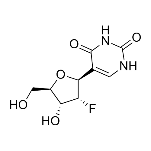 Picture of 5-(2-deoxy-2-fluoro-beta-D-ribofuranosyl)-2,4(1H,3H)-Pyrimidinedione