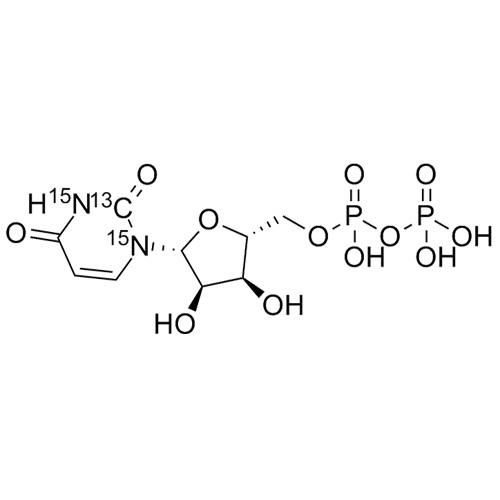 Show details for Uridine 5'-Diphosphate-13C-15N2 Picture of Uridine 5'-Diphosphate-13C-15N2
