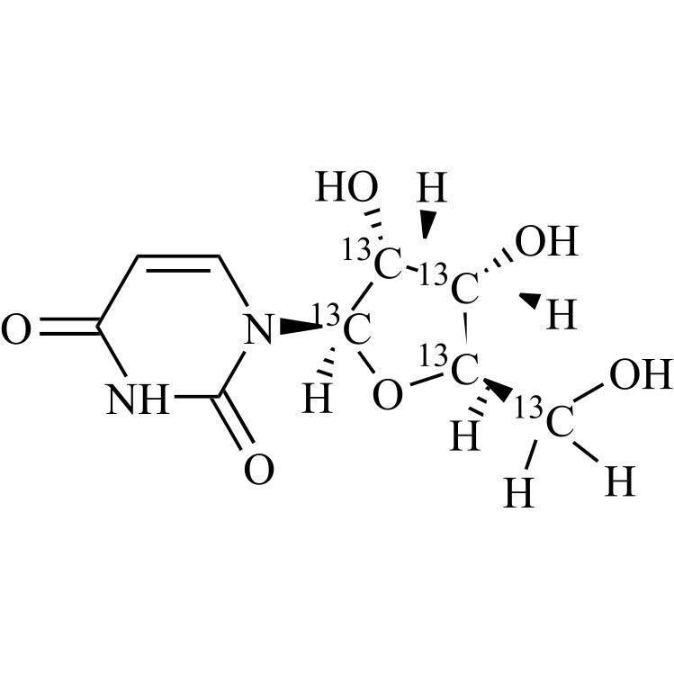 Show details for Uridine-13C5 Picture of Uridine-13C5
