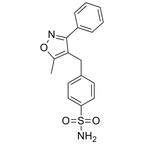 Show details for 3-Phenyl-4-(4-aminosulfonylbenzyl)-5-methylisoxazole Picture of 3-Phenyl-4-(4-aminosulfonylbenzyl)-5-methylisoxazole