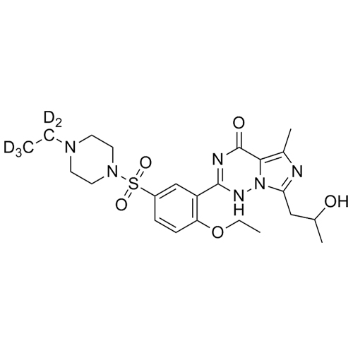 Picture of Vardenafil Hydroxy Impurity-D5