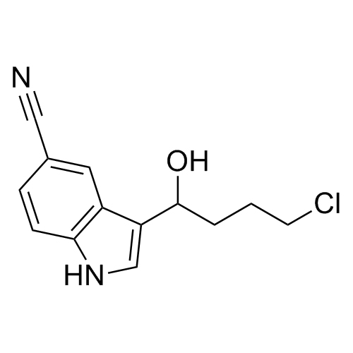 Picture of 3-(4-chloro-1-hydroxybutyl)-1H-indole-5-carbonitrile